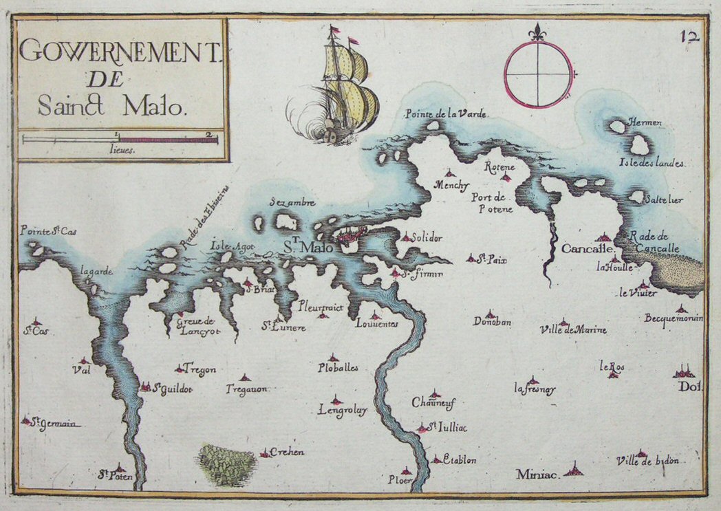 Map of Saint-Malo